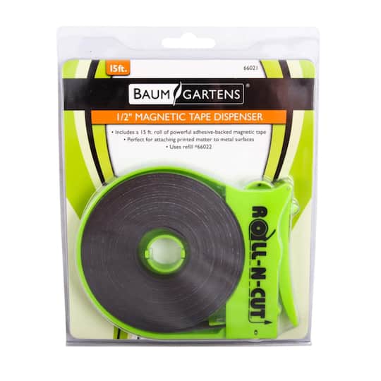 Zeüs 15ft. Magnetic Tape with Self-Cutting Dispenser, 2ct.